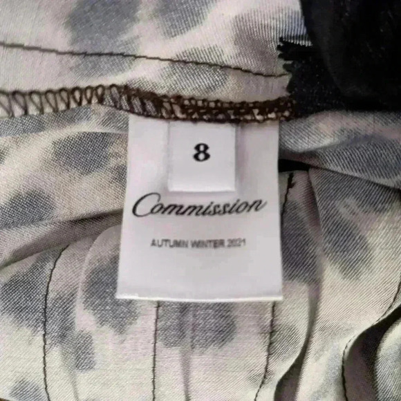 Commission Skirt Pleated Knee Length Lace Trim Autumn Winter 2021 Women's 8 - Picture 7 of 8